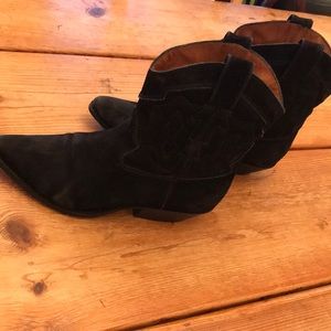 Nine West Cowboy Booties